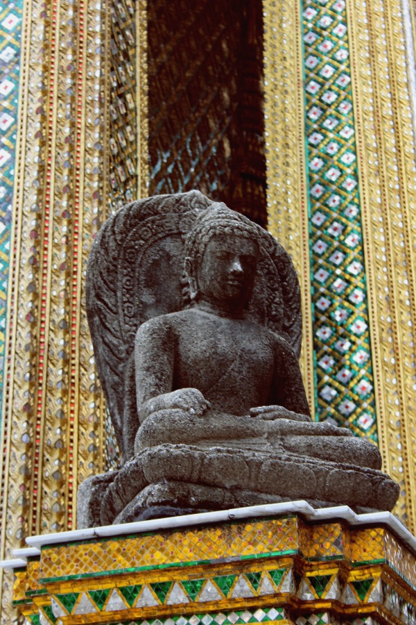 One of the many Buddhas at the Grand Palace